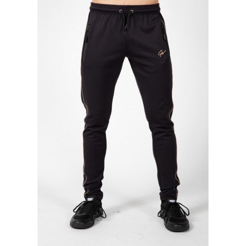 Gorilla Wear Wenden Track pants - Black/Gold