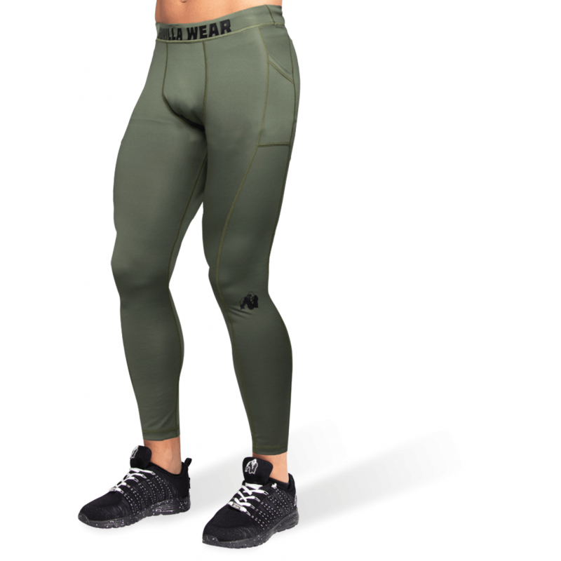 Gorilla Wear Smart Tights - Army Green