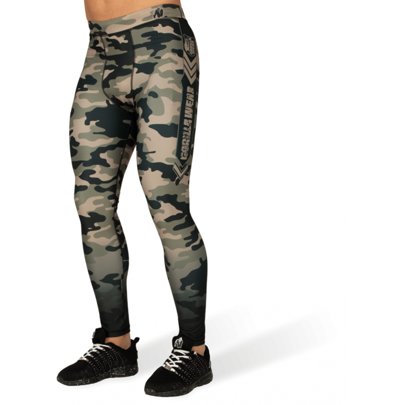 Gorilla Wear Franklin Men's Tights - Army Green Camo