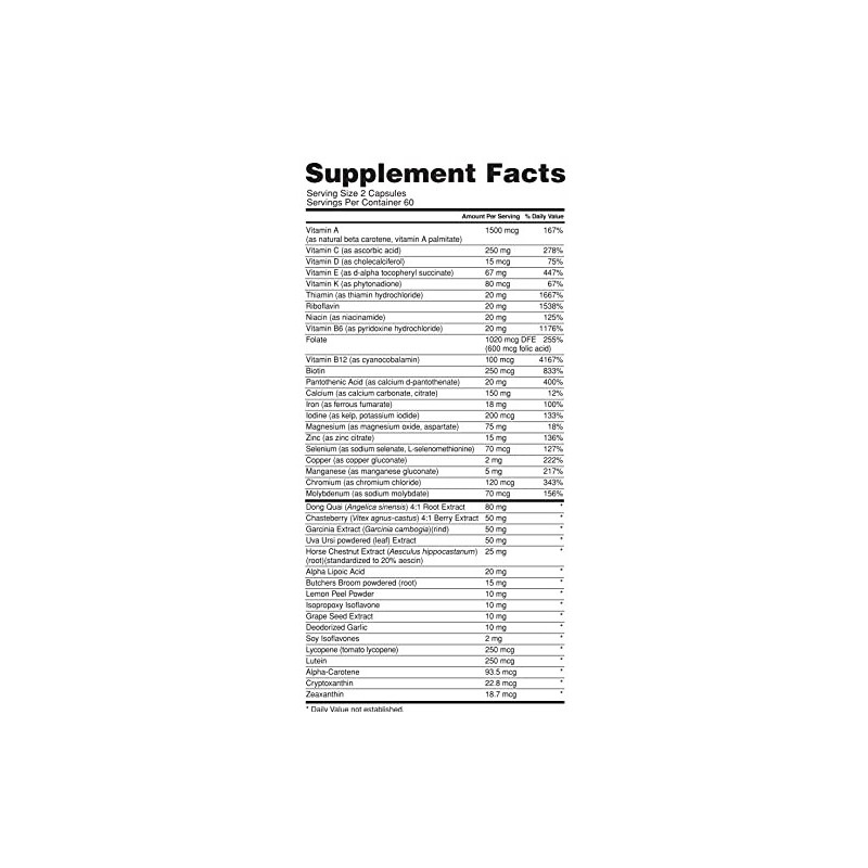 Optimum Nutrition Opti Women 60 tabl. | Papildistas