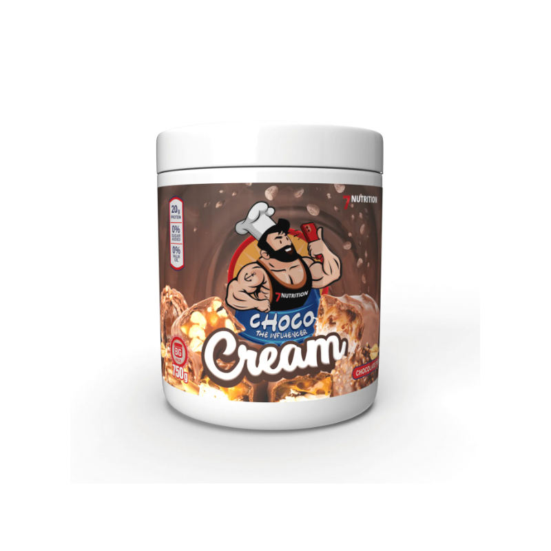 7 Nutrition Cream 750 g šokoladinis žemės riešutų baltyminis užtepas