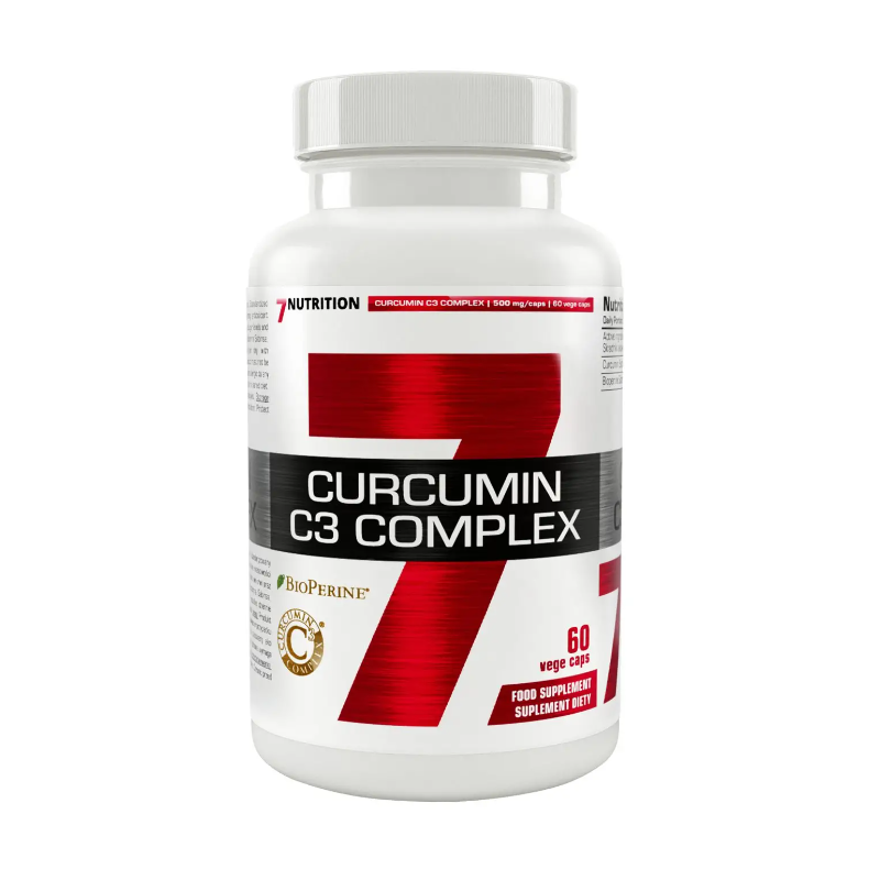 7 Nutrition Curcumin C3 complex 500 mg 60 kaps.