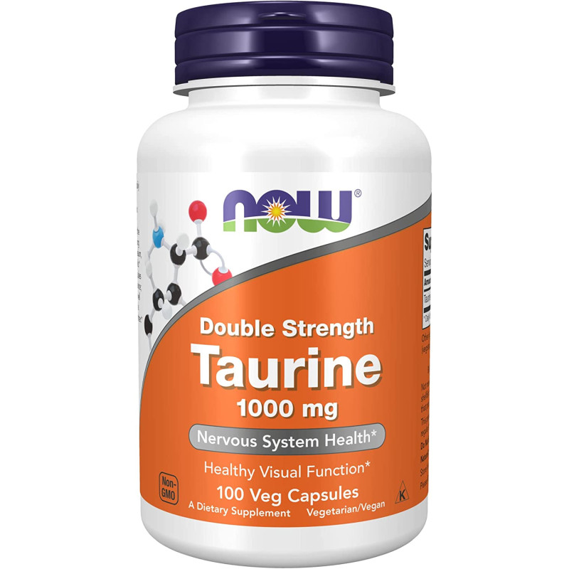 Now Taurine 1000 mg 100 kaps.