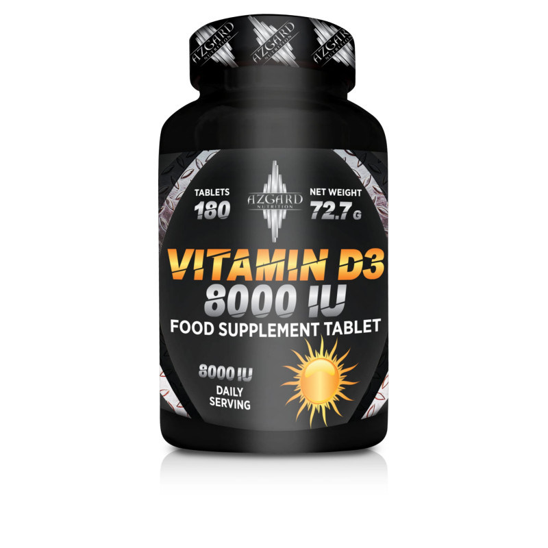 Azgard Vitaminas D3 8000 UI 180 tabl.