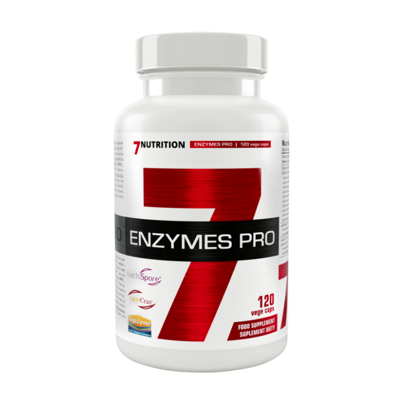 7 Nutrition Enzymes Pro 120 kaps. Virškinimo emzymai