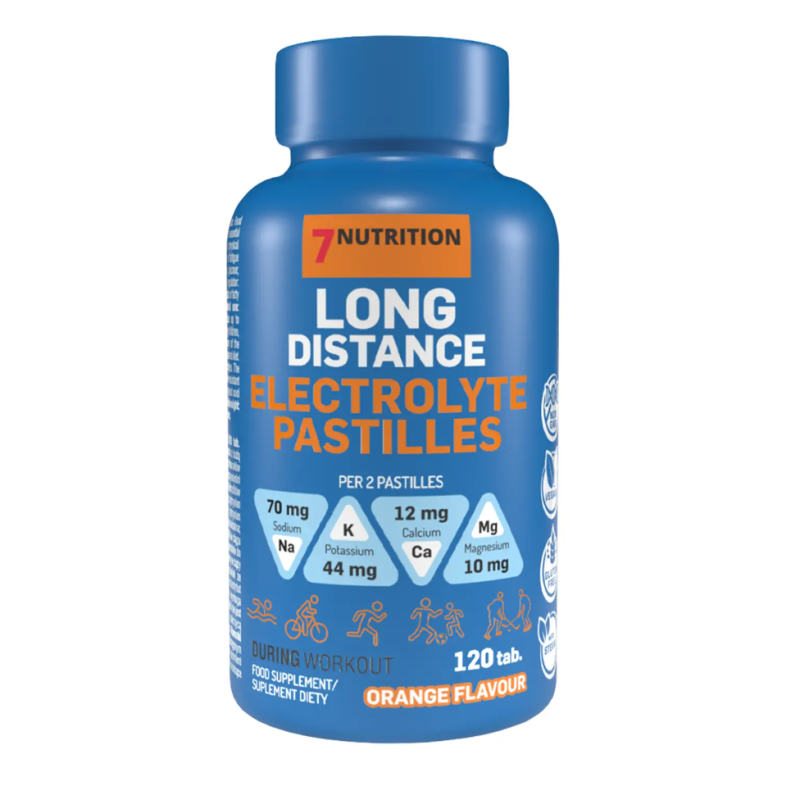 7 Nutrition Long Distance Electrolytes 120 tabl. elektrolitai