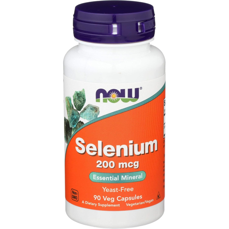 Now Selenium 200 mcg 90 kaps.