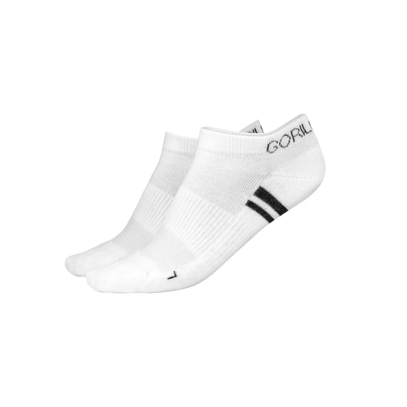 Gorilla Wear Quarter Socks 2-pack White