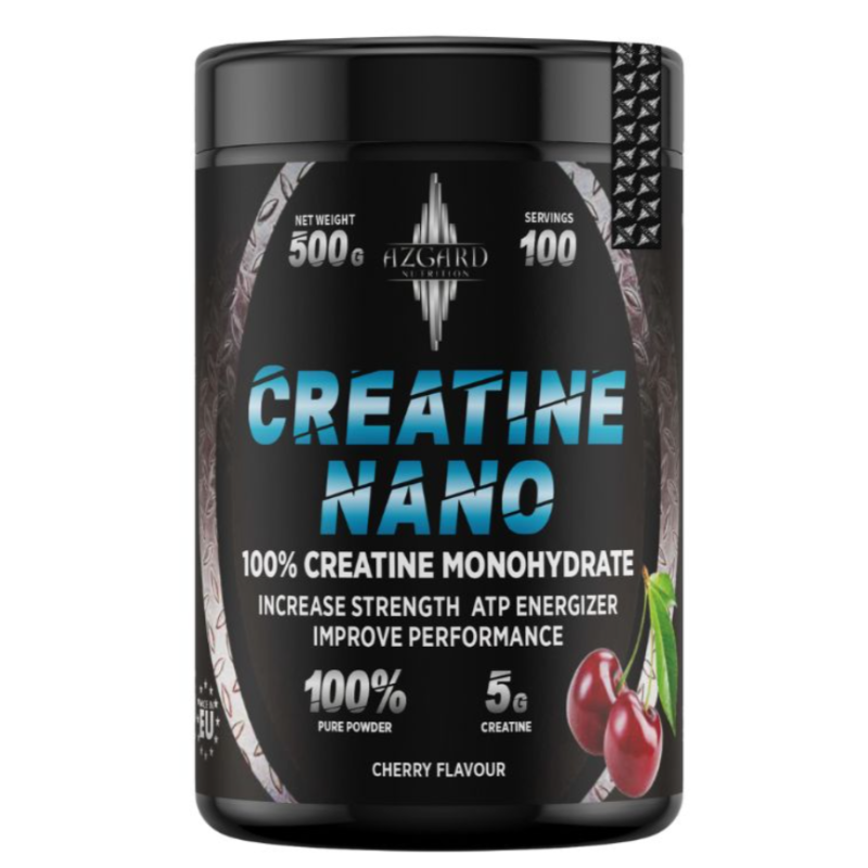 Azgard Creatine Nano 500 g su skoniais