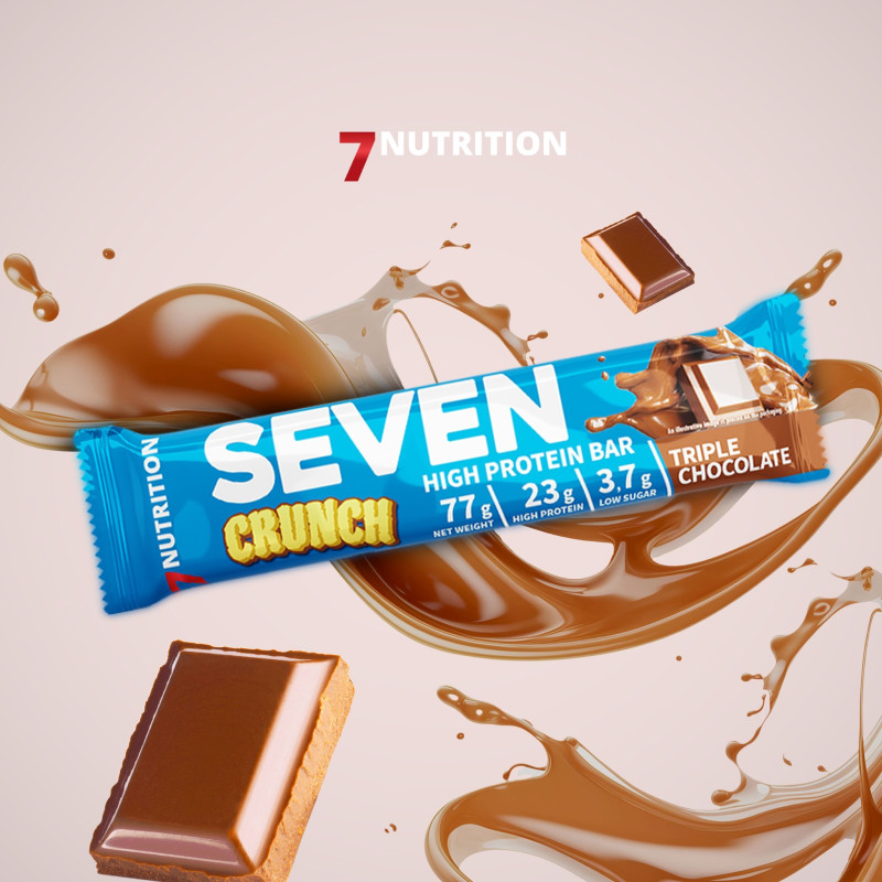 7 Nutrition SEVEN Crunch Protein Bar 77g