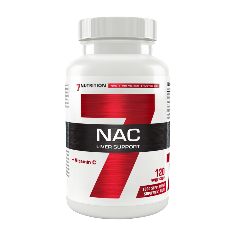 7 Nutrition NAC 150 mg + Vit C 120 kaps.