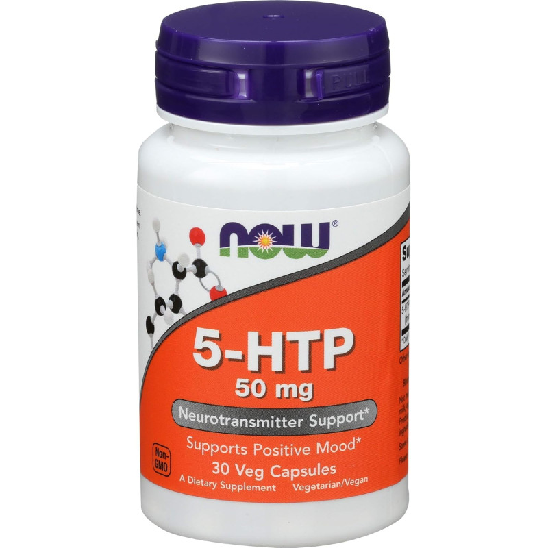 Now 5 HTP 50 mg 30 kaps.