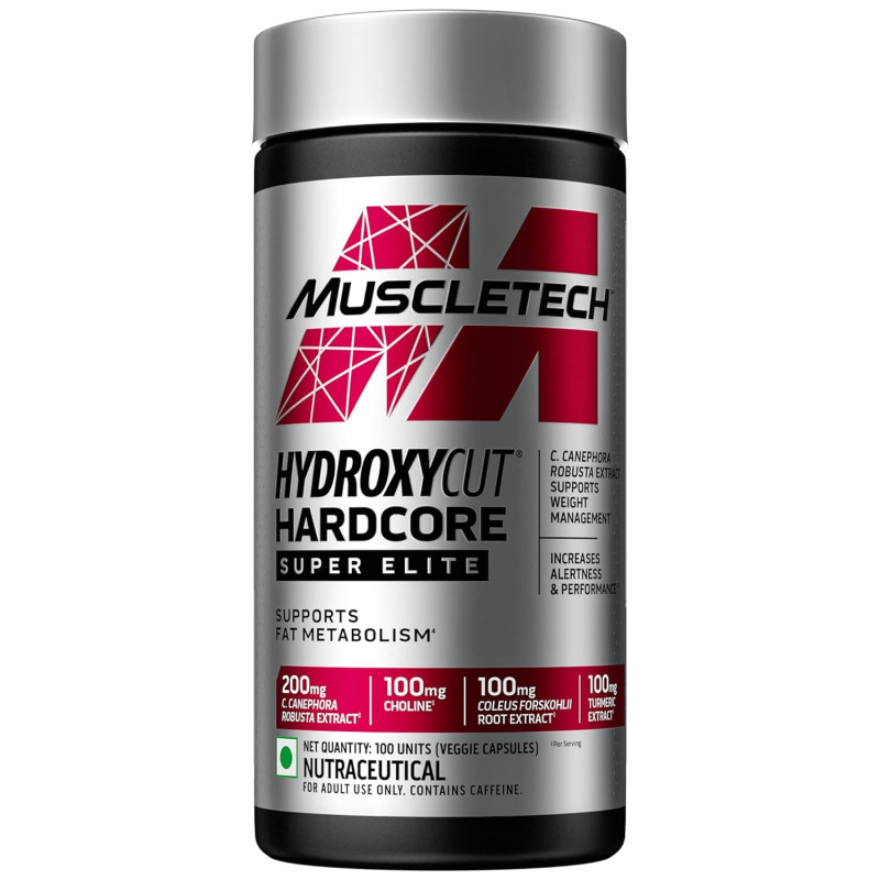 Muscletech Hydroxycut Hardcore Super Elite 100 kaps.