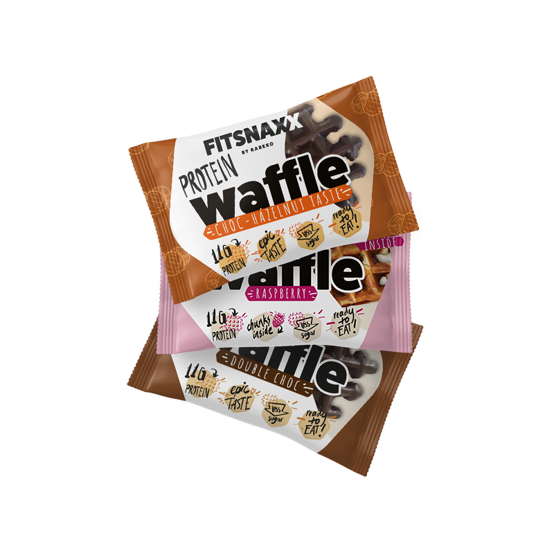 Rabeko Waffle proteino vafliukai