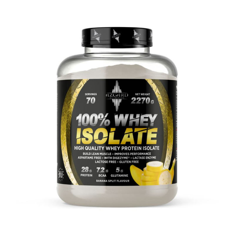 Azgard 100% CFM Whey Isolate 2270 g Baltymų Izoliatas, Lactose Free