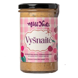 Mili Nuts Riešutų kremas "Vyšnaitė"