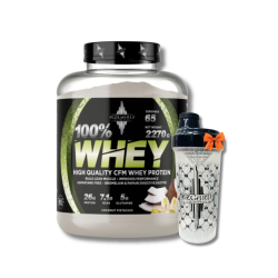 Azgard 100% CFM Whey 2270 g Baltymų koncentratas + gertuvė dovanų