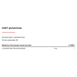 VAST Glutamine 300 g
